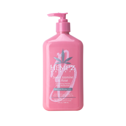 HEMPZ Молочко для тела увлажняющее Сладкий Жасмин и Роза 500ml/ Sweet Jasmine & Rose Smoothing Herbal Body Moisturizer