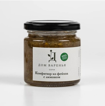 Конфитюр из фейхоа с лимоном "Дом варенья" 220 г