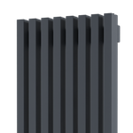 Радиатор WARMMET водяной настенный вертикальный Luxe 60V (W) ГРАФИТ RAL7024