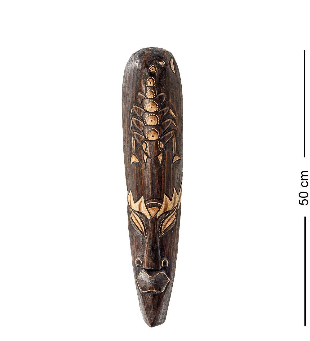 20-142 Панно настенное «Маска» (албезия, о.Бали) 50 см