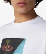 UNDERCOVER ФУТБОЛКА БЕЛАЯ С ПРИНТОМ ЦВЕТОК