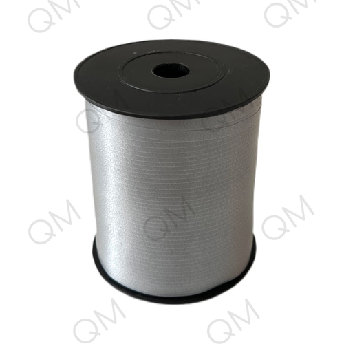 Лента декоративная полипропиленовая 0.5 см х 500 м (серебро)