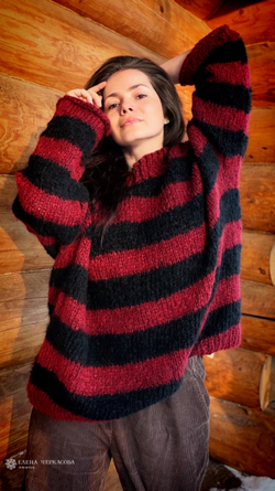 Свитер в стиле Гранж