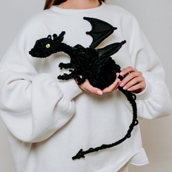 Игрушка из меховых палочек Великолепный дракон
