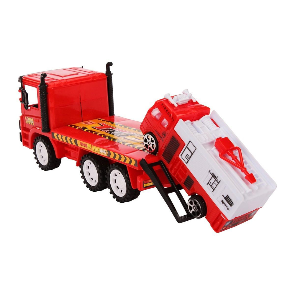 Автовоз ин. +пожарная машина, пакет 928-B19