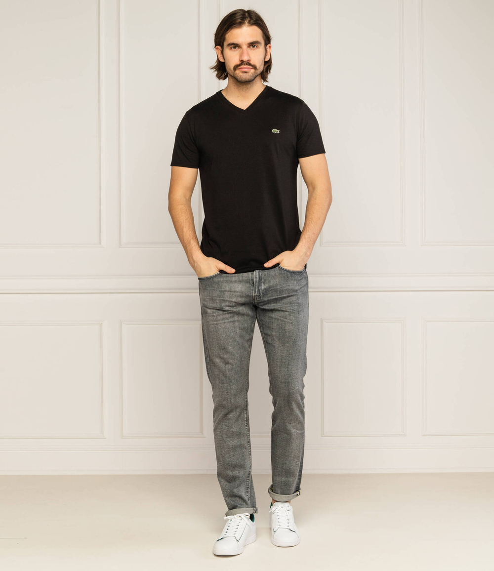 футболка Lacoste - черный(TH6710)