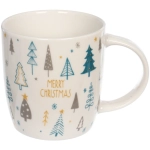 Кружка керамическая 330мл «Морозная фантазия», микс рисунков