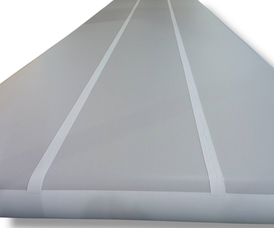 Надувная акробатическая дорожка гимнастическая "StarTrack" - 15х1,5х0,21м. (ЦВЕТ: СЕРЫЙ)