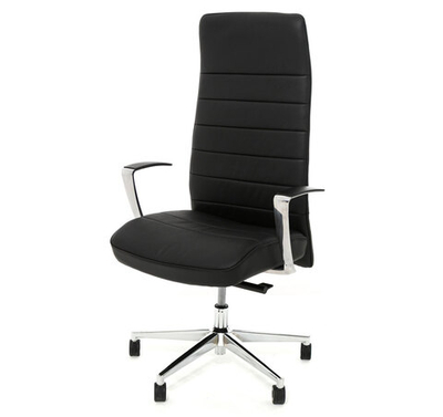 STRIPE/A Кресло руководителя ЧЕРНЫЙ/АЛЮМ