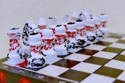 Шахматы походные "Инь-Янь" миниатюра