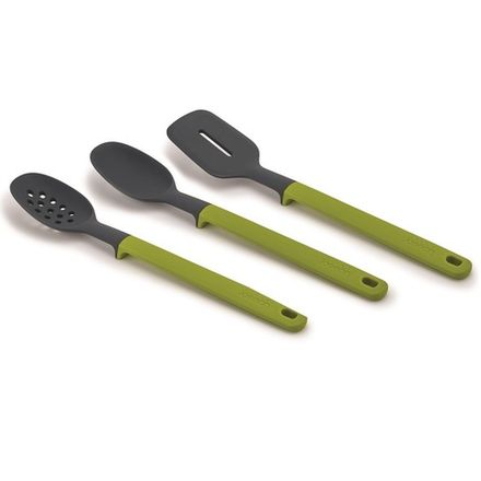 Набор из 3 кухонных инструментов Elevate серо-зелёный (Joseph Joseph)