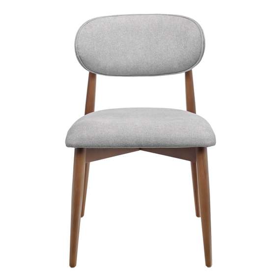 Стул Mod, орех, серый