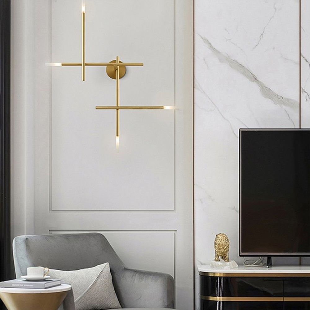 Настенное Бра Traverse Wall Gold H98 By Imperiumloft