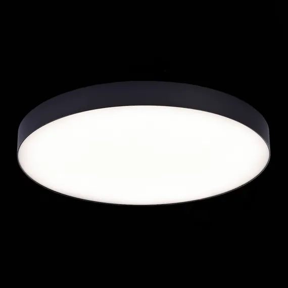 ST606.442.96 Светильник потолочный Черный LED 1*96W 4000K 8 640Lm Ra>85 120° IP20 D600xH55 185-265V Накладные светильники