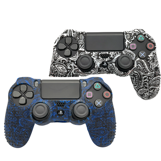 Силиконовый чехол для DualShock 4 PS4 узоры