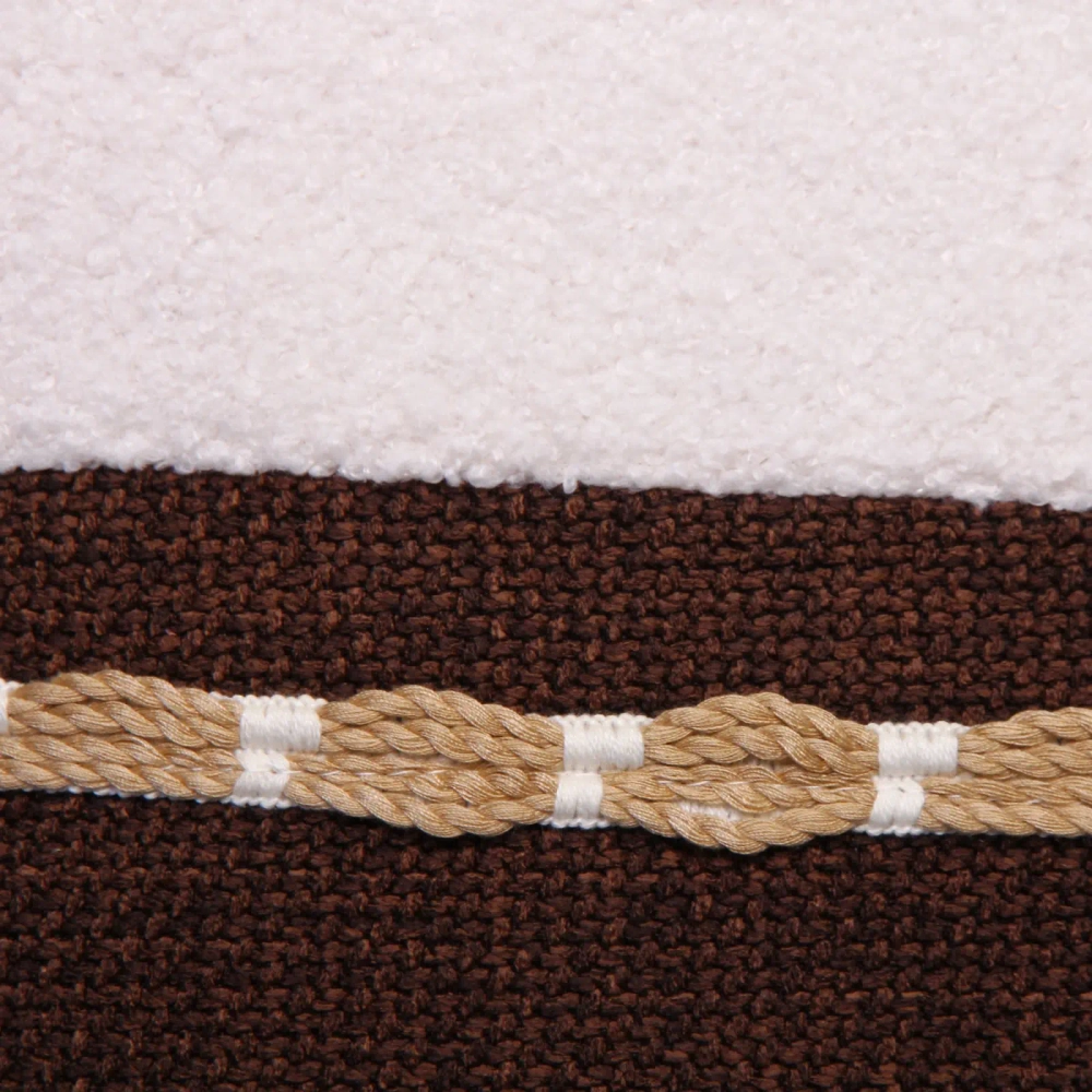 Чехол для декоративной подушки «DEFA», 43*43 см, цвет тёмный шоколад