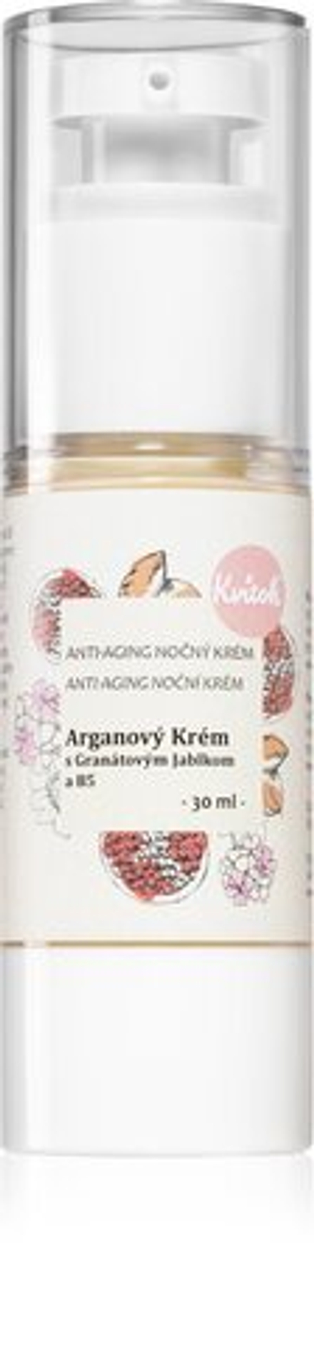 Kvitok Argan cream with pomegranate - ночной крем для зрелой кожи /   30  ml  / GTIN 8588006755442