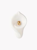 Кольцо Калла L, белый фарфор