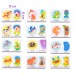 Кто где живет, магнитные пазлы