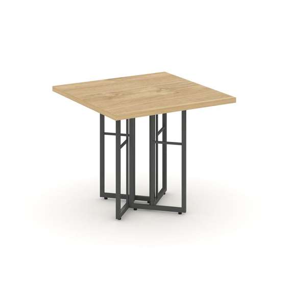 Rift Direct Стол журнальный RF.SJ-001 Тиквуд Светлый/Металл Антрацит 680*680*580