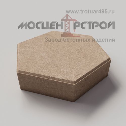 Тротуарная плитка Шестигранник 220х250х70