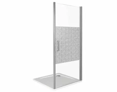 Душевая дверь в нишу Bas Fantasy DR 100*185 L/R зеркальный рисунок без поддона