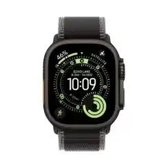 Apple Watch Ultra 3 (2025) GPS + Cellular, 49 мм, корпус из черного титана, ремешок ремешок Trail (M/L) цвета black (черный) MF1H4