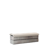 Парапет полимеркомпозитный Monblan 130мм (0,5 кирпич) бежевый