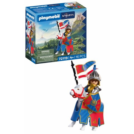 Playmobil Knights 72119 Предводитель рыцарей герба Лев 16 деталей