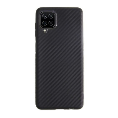 Чехол ТПУ карбон для Samsung Galaxy A12, 011068 Черный CM