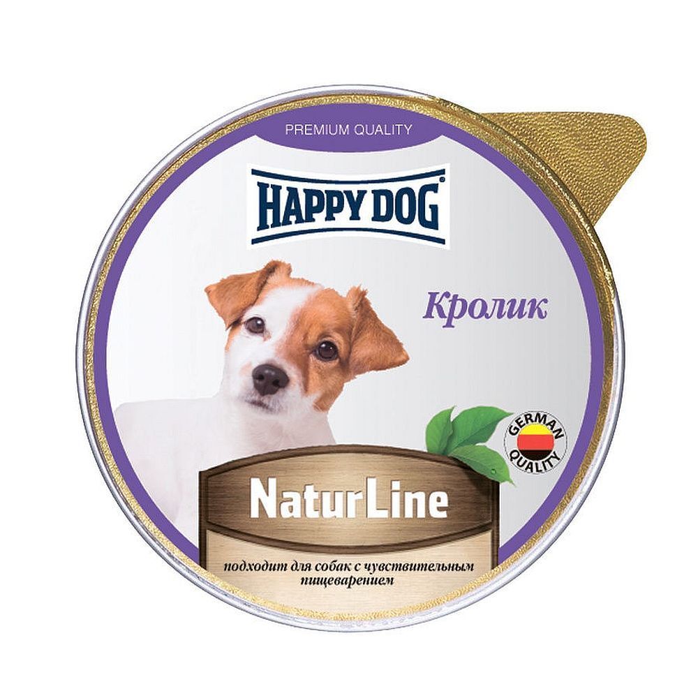 Happy Dog Natur Line паштет из Крольчатины 125г