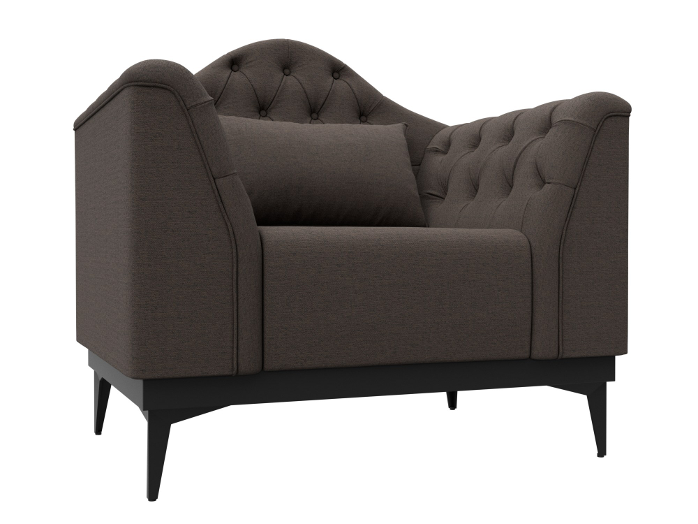 Кресло Флорида, Амур 05 коричневый, Рогожка, 123032