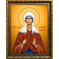 Лукина Римская мученица. Икона на холсте.