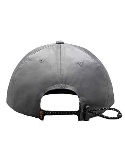 Кепка Alpha Embroidered Nylon Cap (серая - gun metal)