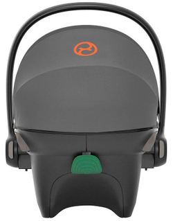 Коляска Cybex Balios S Lux BLK complete Aton S2 Lava Grey 3 в 1 Moon Black с дождевиками