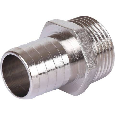 Штуцер STOUT никелированные 1"x25 мм НР