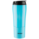 Термокружка-непроливайка Mallony Magnifico 480мл голубой, полипропилен
