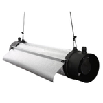 Стеклянная колба 60 см и патроны 2xE40 крупным планом