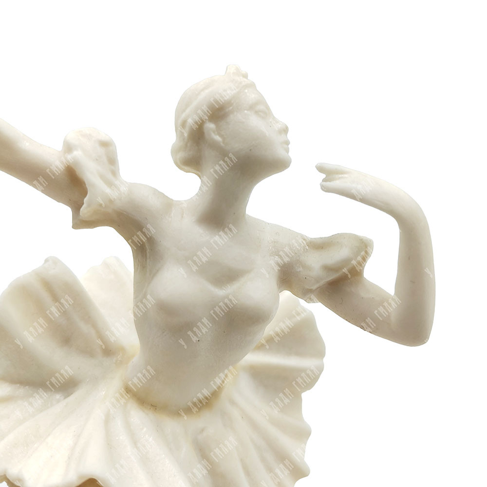 [Редкость. Большой размер] Статуэтка Балерина. Колкий пластик. ФХИ, СССР. 1950-е гг.