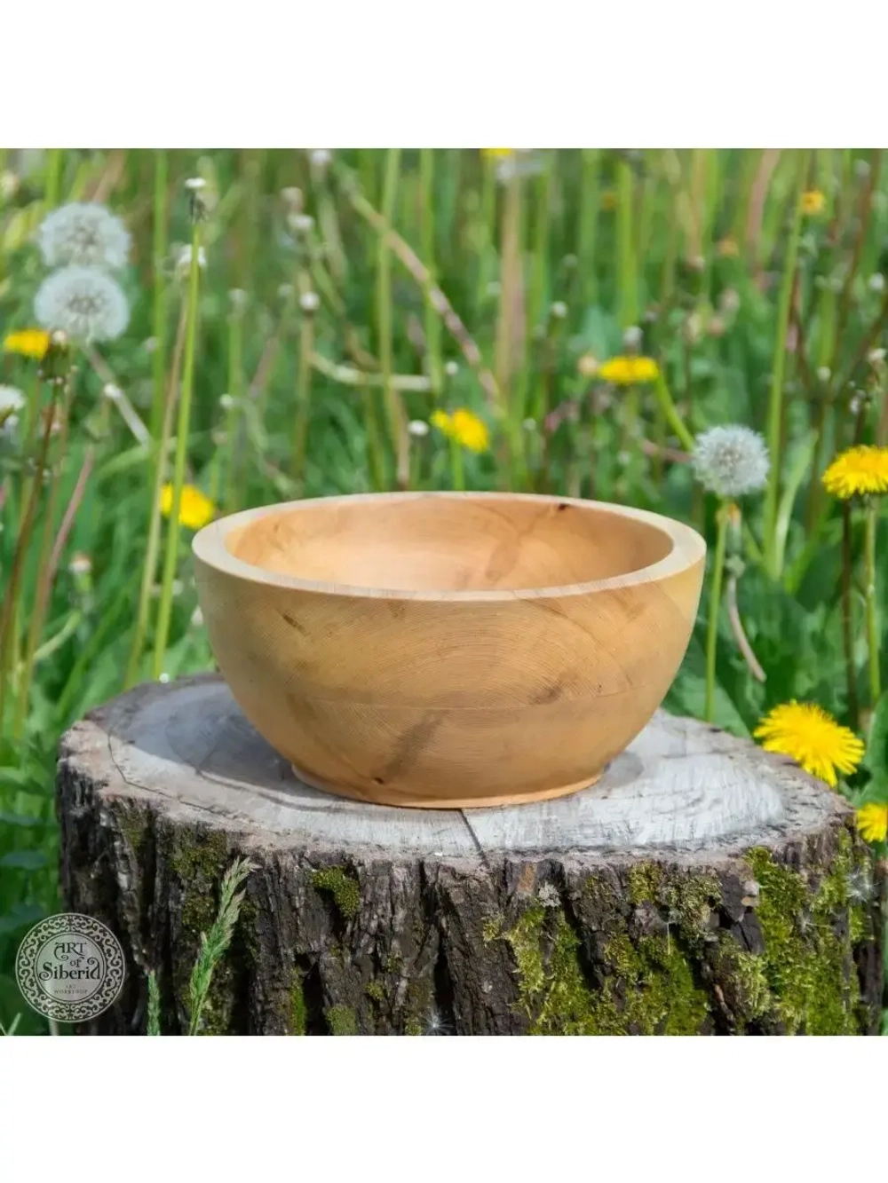 Салатница/тарелка из древесина кедра