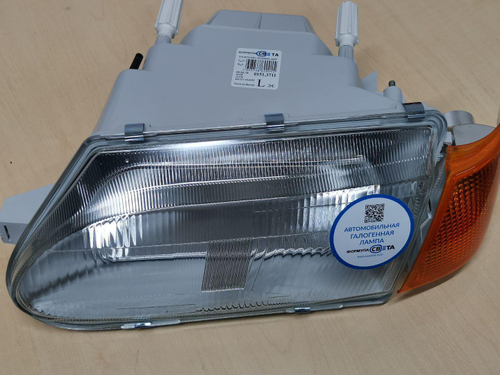 Блок фара ВАЗ 2115 левая с желтым указателем Турция