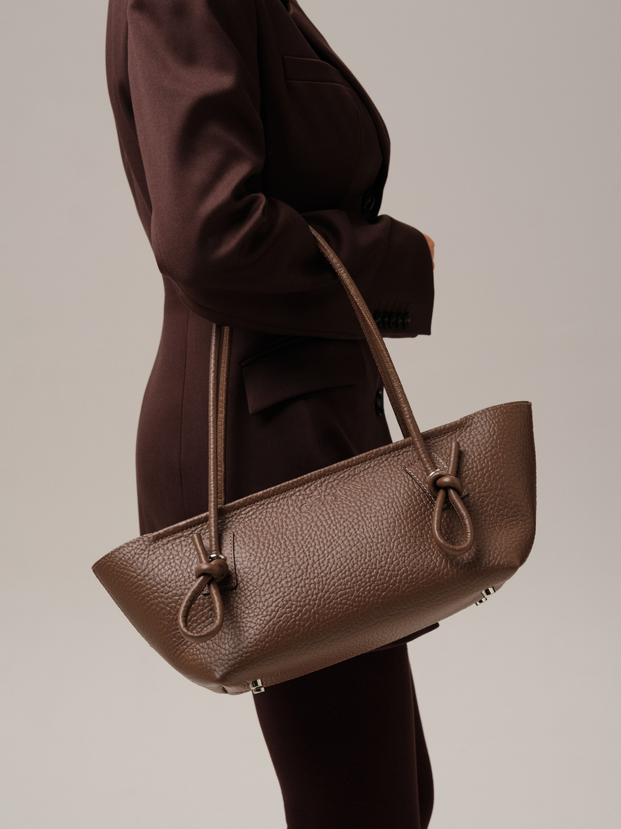 Кожаная сумка DBR 31340 коричневый какао