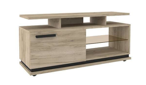 Oslo 333 Гостиная Тумба ТВ малая дуб серый Craft-черный Глазов