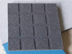 Резиновая плитка EcoStep Ideal Standart 500х500 (15-60 мм) с ровным основанием