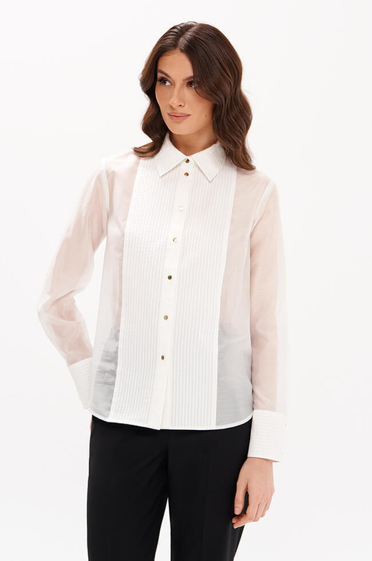 23363 Блузка женская (молочный)