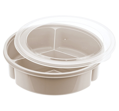 Менажница с крышкой 3 секции (3*300мл) М1124