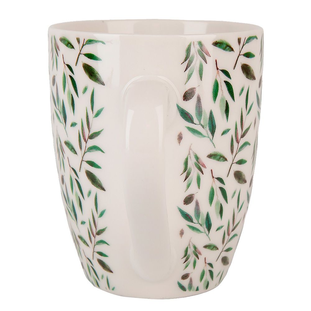 Кружка "Floristry" v=360мл (фарфор) (min12) (транспортная упаковка)