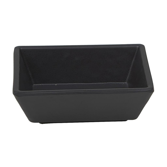 Соусник 50 мл 8,3*6,3 см h3 см прямоуг. Black Finish пластик меламин P.L. Proff Cuisine