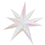 Шар фольгированный Звезда 3D 102 см (Перламутр)