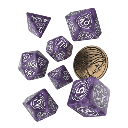 Набор игральных костей Ведьмак: Йеннифэр - Сирень и Крыжовник